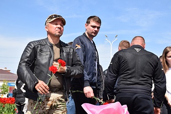 Мотомарш в честь Дня Победы прошел через Каневскую